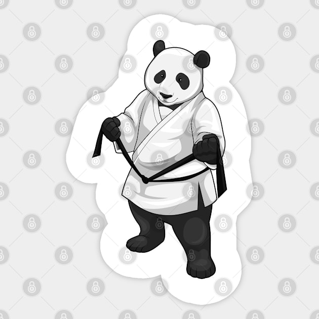 Panda Karate Martial arts Sticker by Markus Schnabel